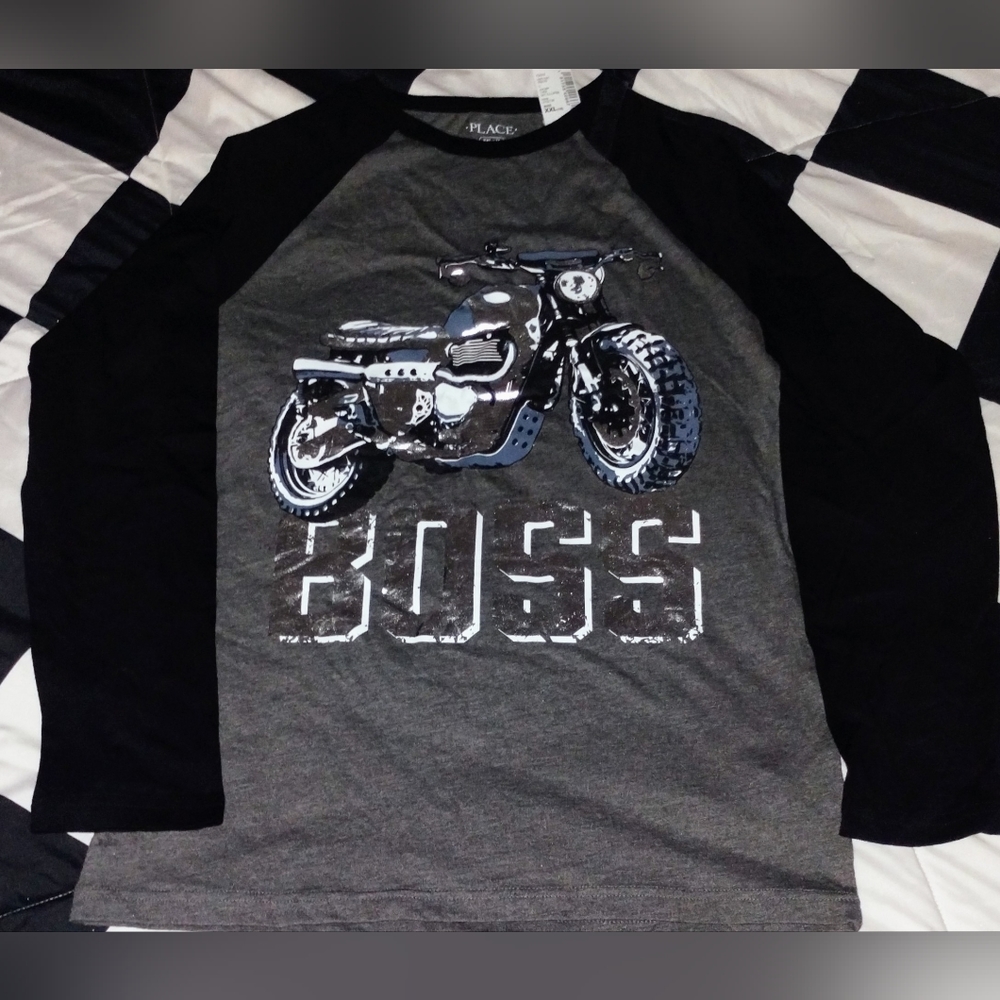 NWT Boys Size XXL-16 Long Sleeve Shirt From The Children's Place.